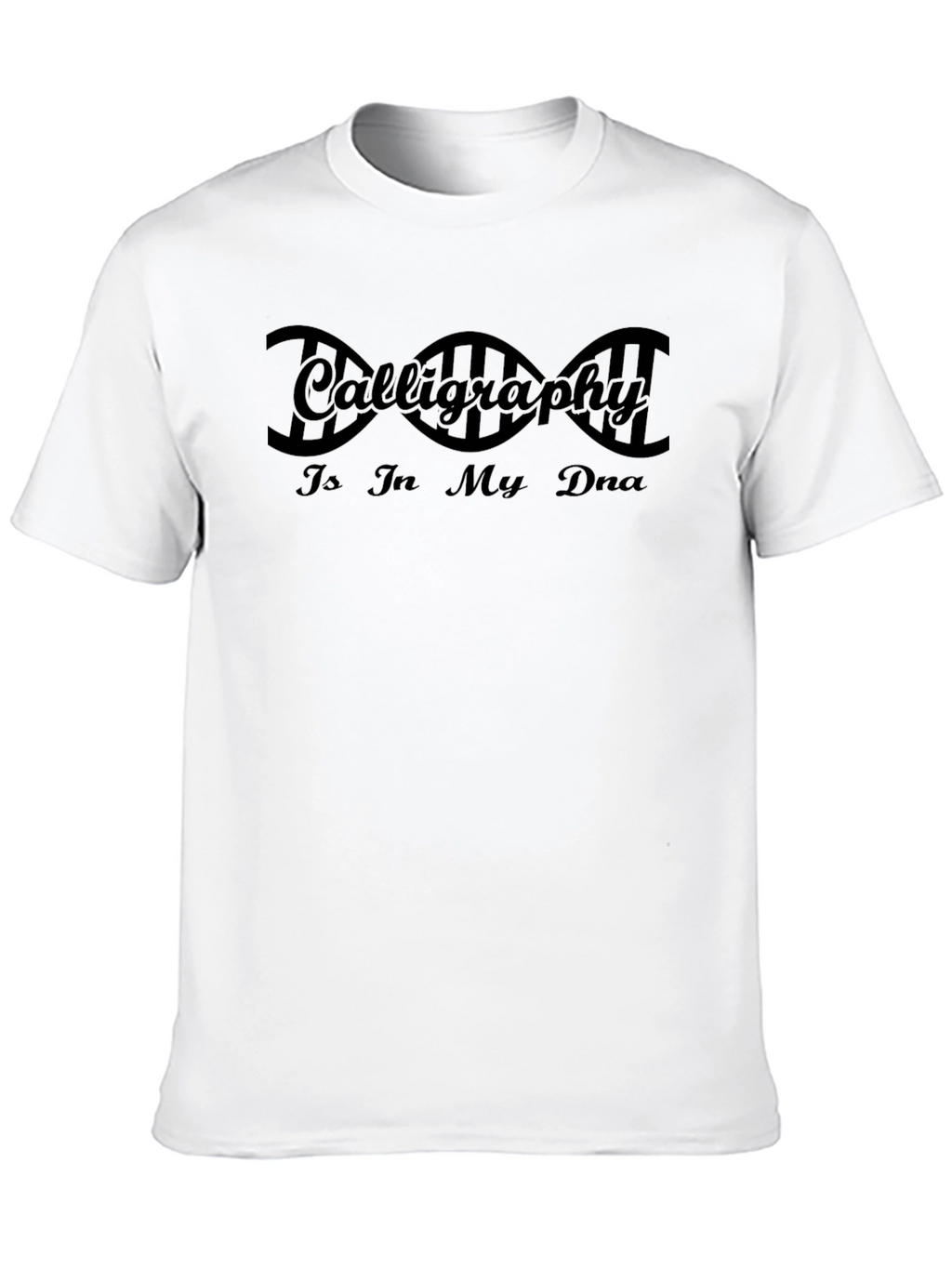 Calligraphy DNA T-Shirt - Stylish & Unique