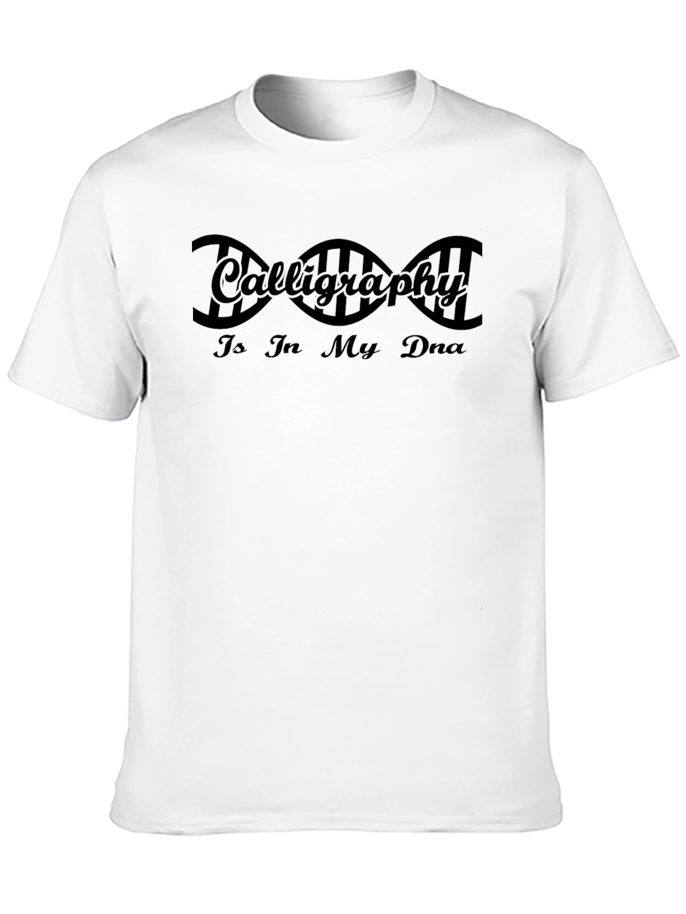 Calligraphy DNA T-Shirt - Stylish & Unique