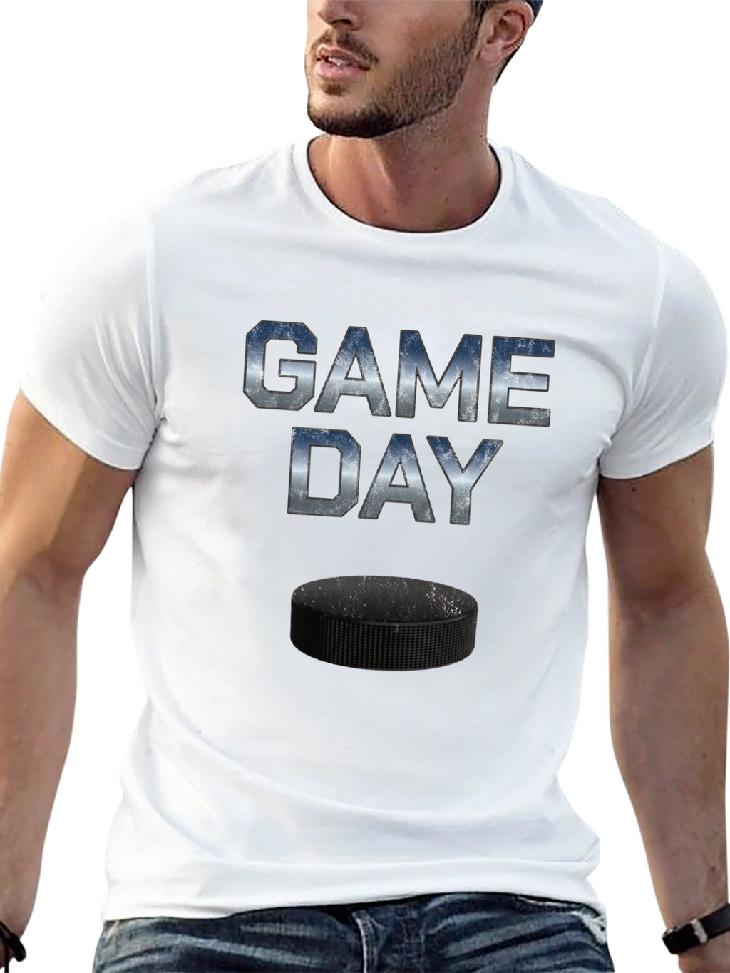 Game Day Hockey Puck T-Shirt