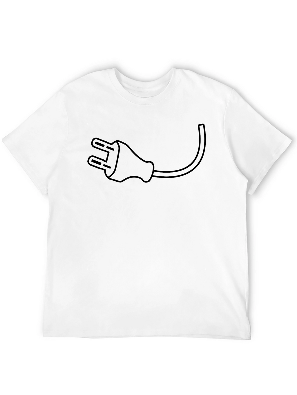 Electric Plug Graphic Tee - Black T-Shirt
