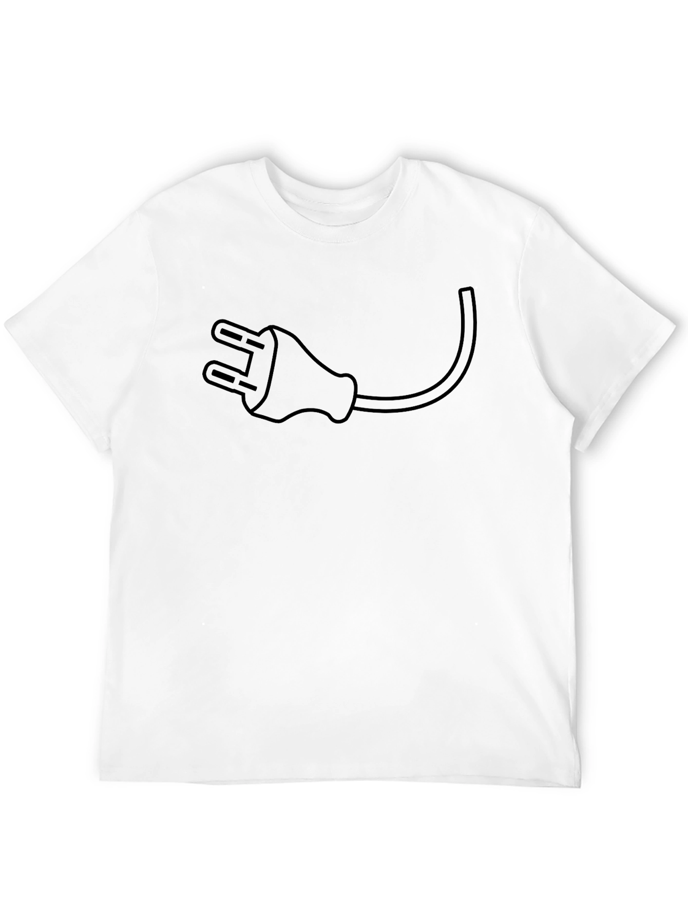 Electric Plug Graphic Tee - Black T-Shirt