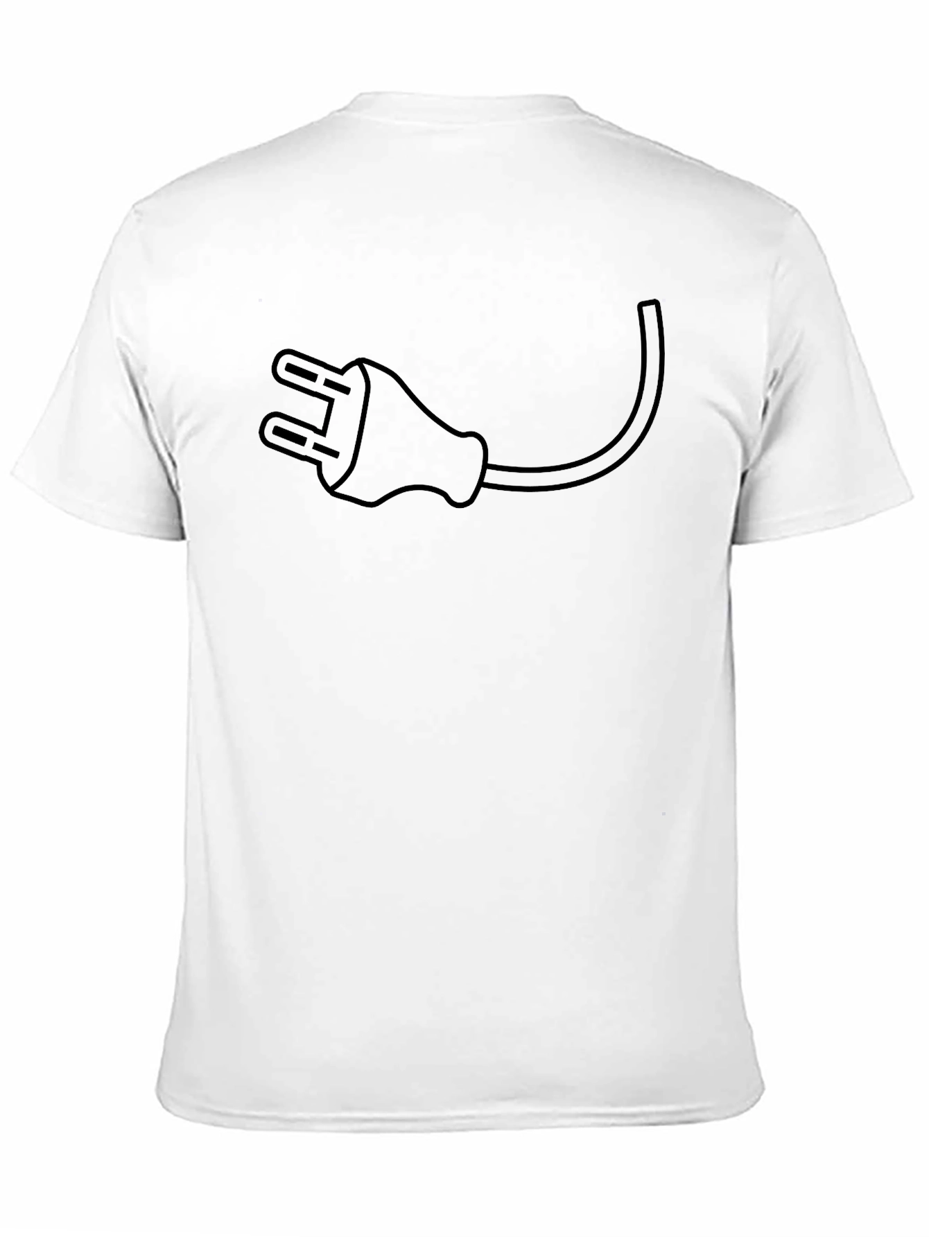 Electric Plug Graphic Tee - Black T-Shirt