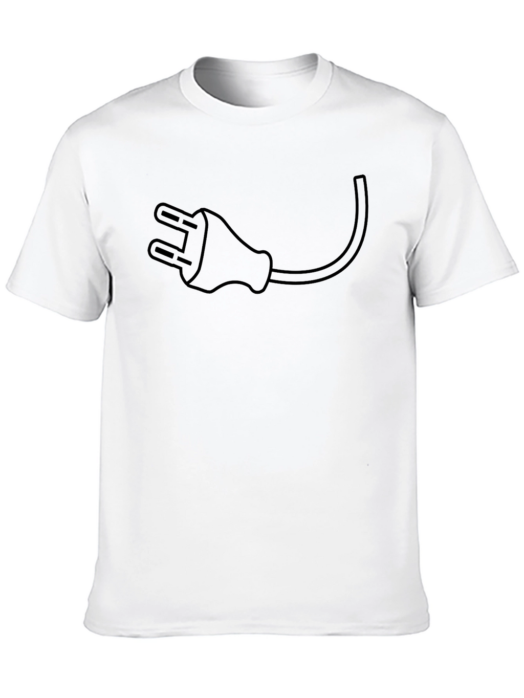 Electric Plug Graphic Tee - Black T-Shirt