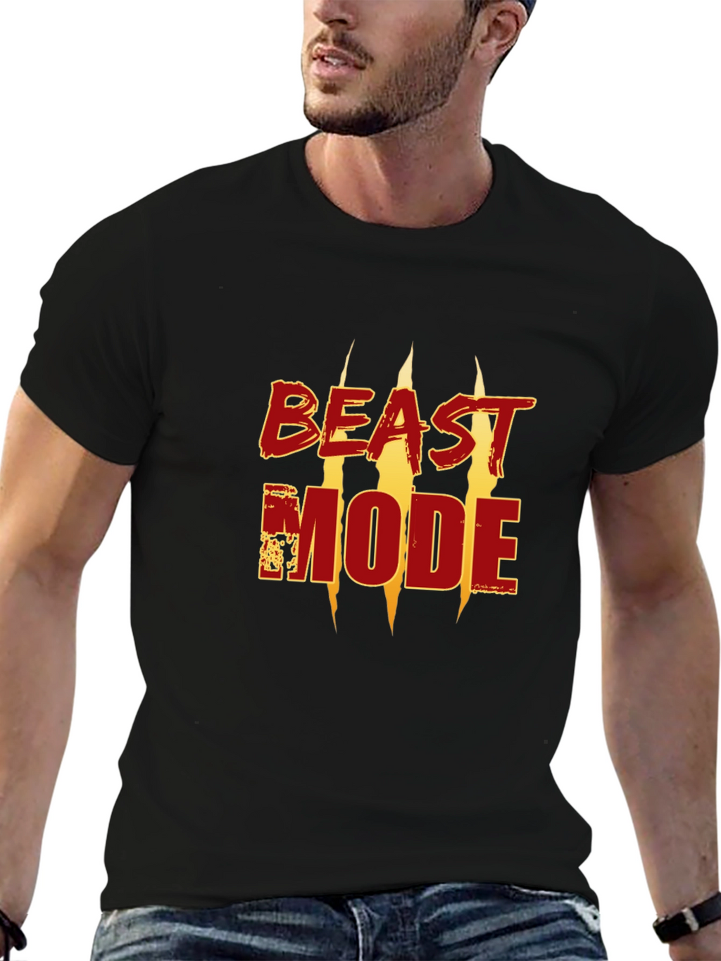 Beast Mode Graphic Tee - Black