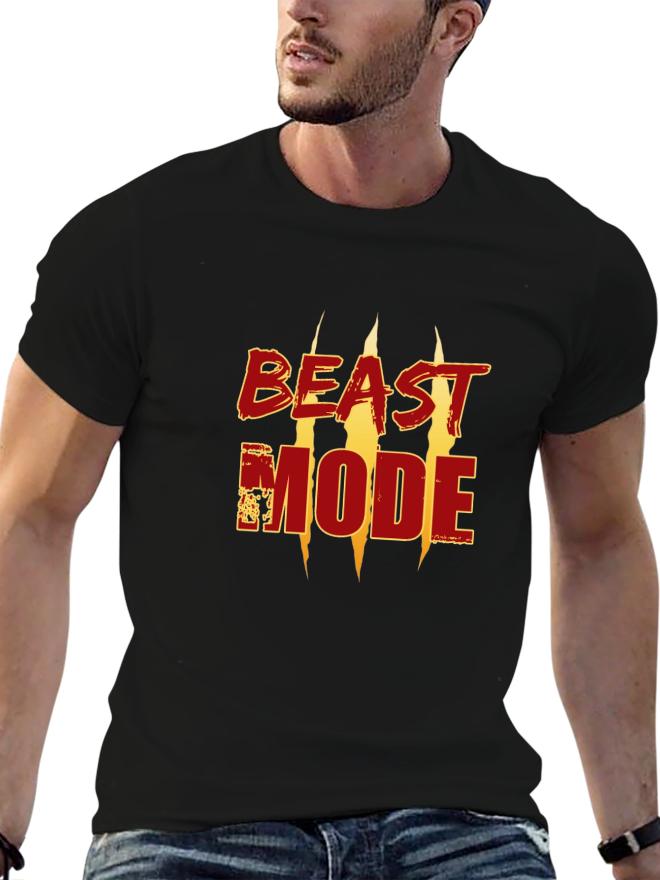 Beast Mode Graphic Tee - Black