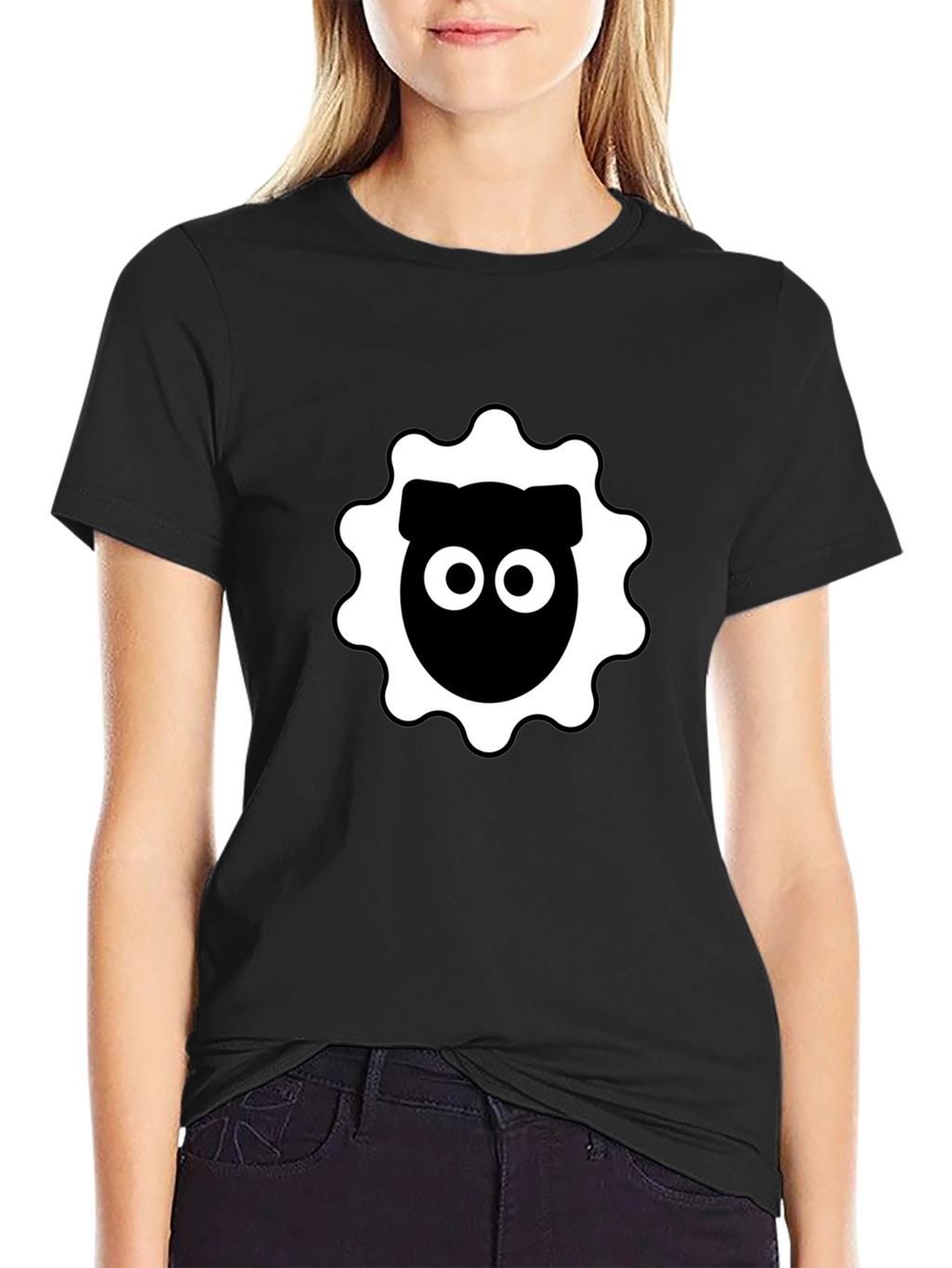 Black Sheep Graphic Tee - Round Eye Design