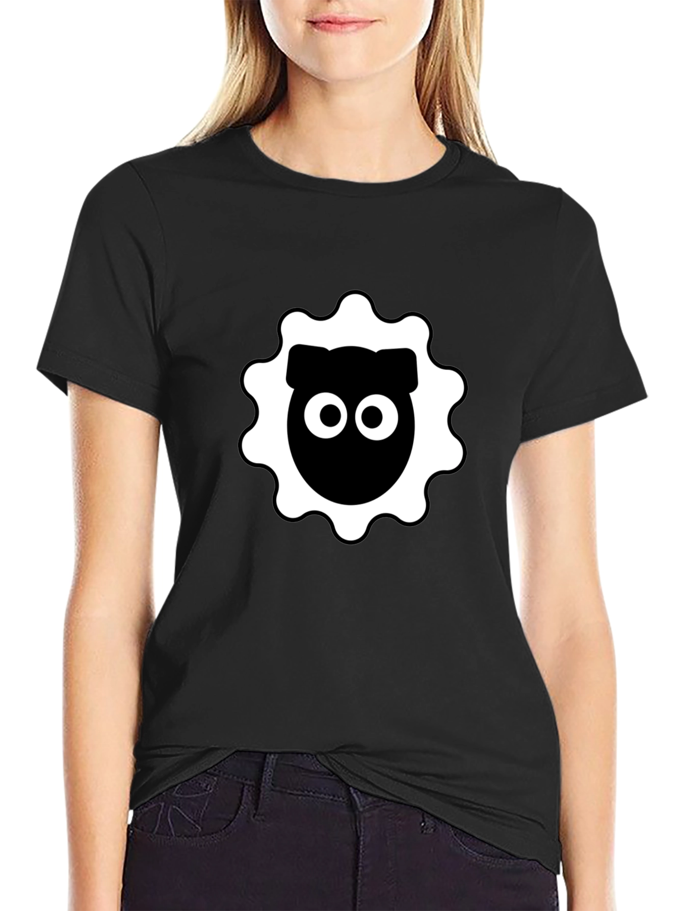 Black Sheep Graphic Tee - Round Eye Design