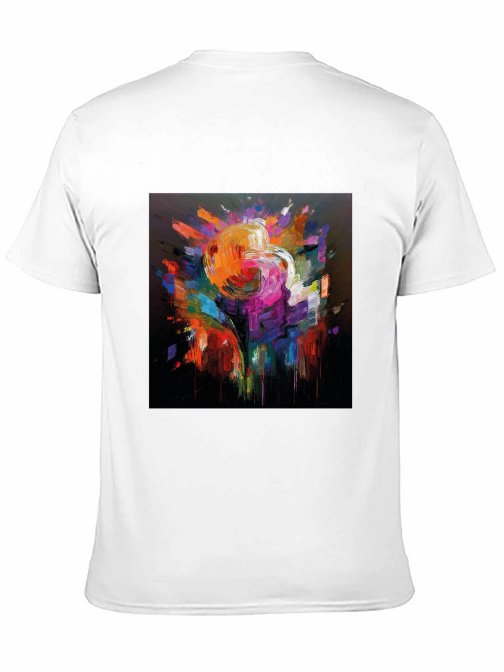 Abstract Art Graphic Black T-Shirt