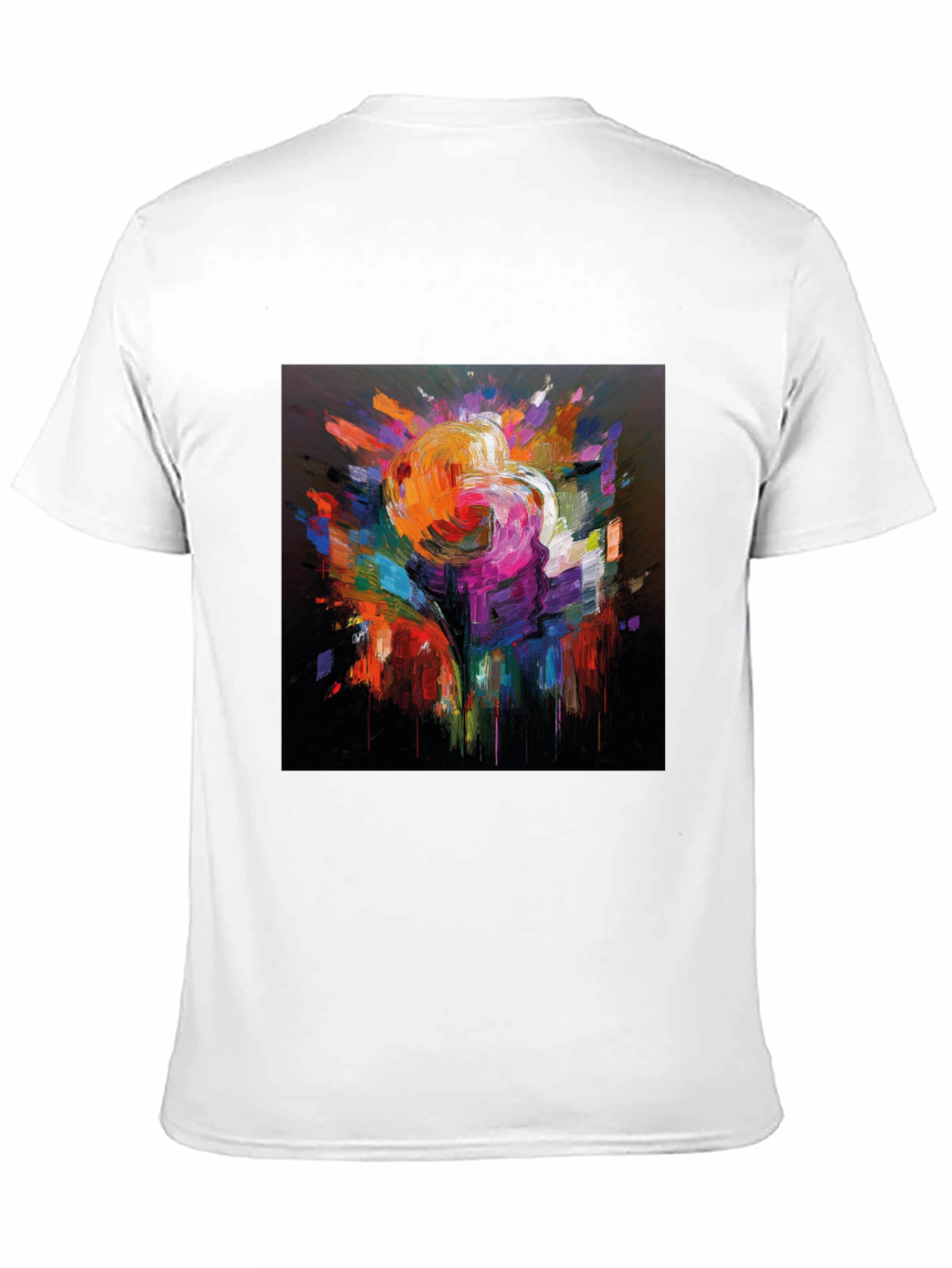 Abstract Art Graphic Black T-Shirt