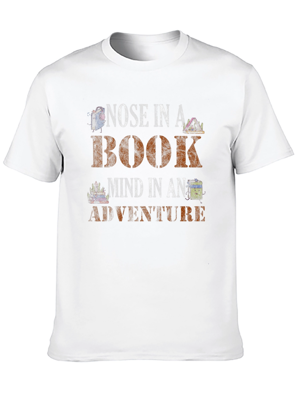 Nose In A Book Adventure T-Shirt