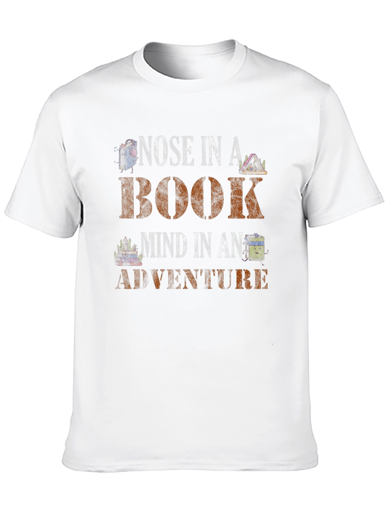 Nose In A Book Adventure T-Shirt