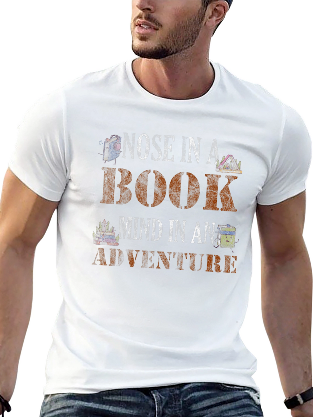 Nose In A Book Adventure T-Shirt