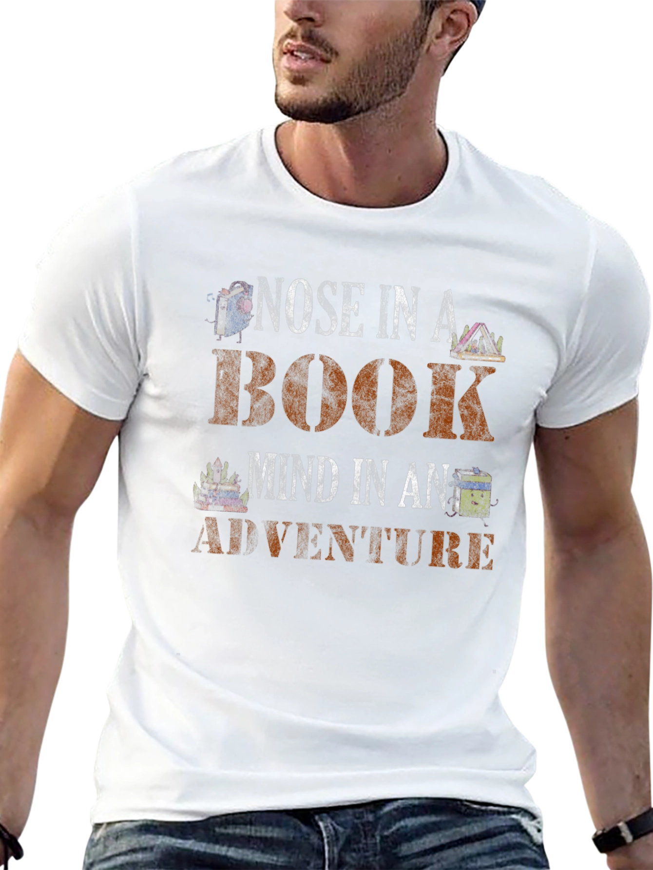 Nose In A Book Adventure T-Shirt