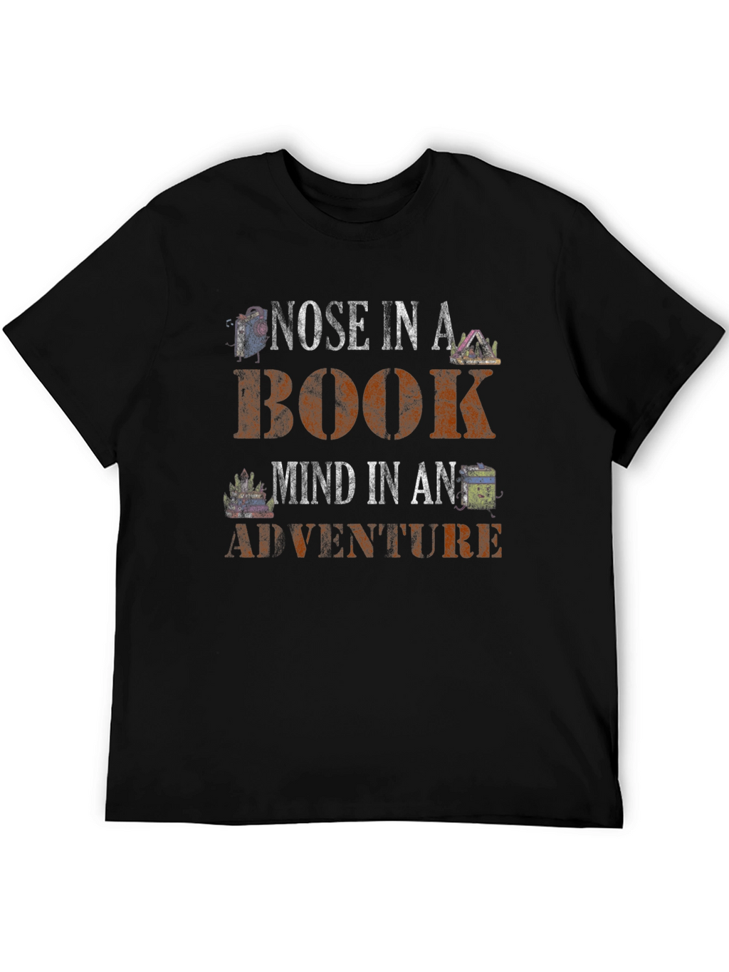 Nose In A Book Adventure T-Shirt