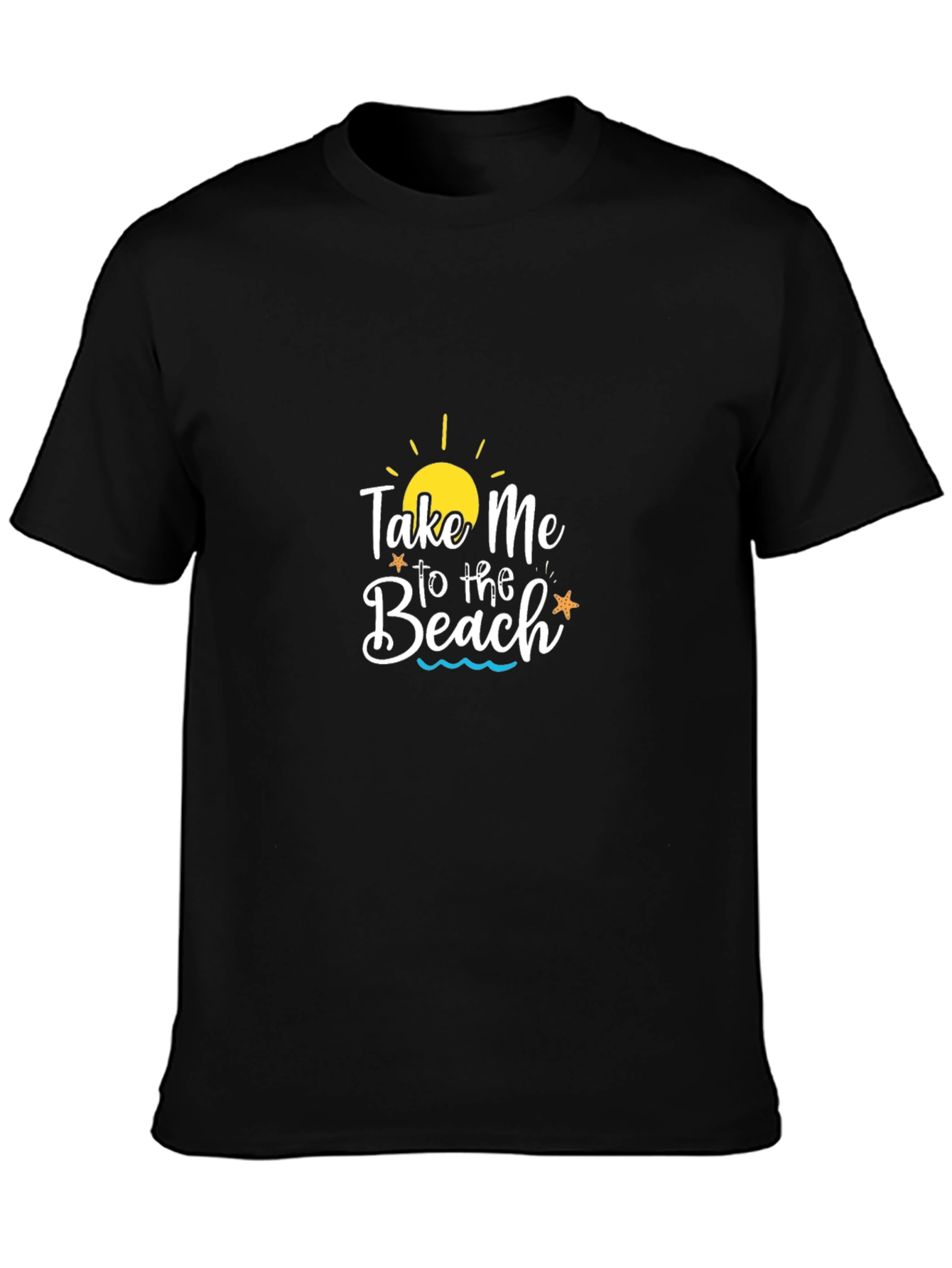 Take Me to the Beach Black T-Shirt
