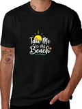 Take Me to the Beach Black T-Shirt