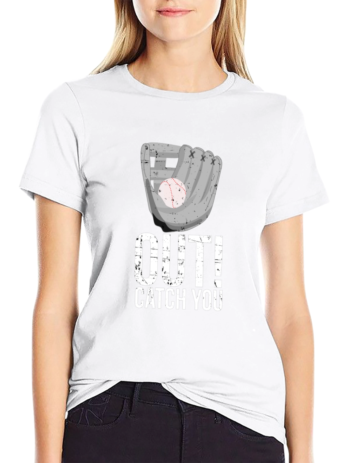 Baseball Out! Catch You T-Shirt