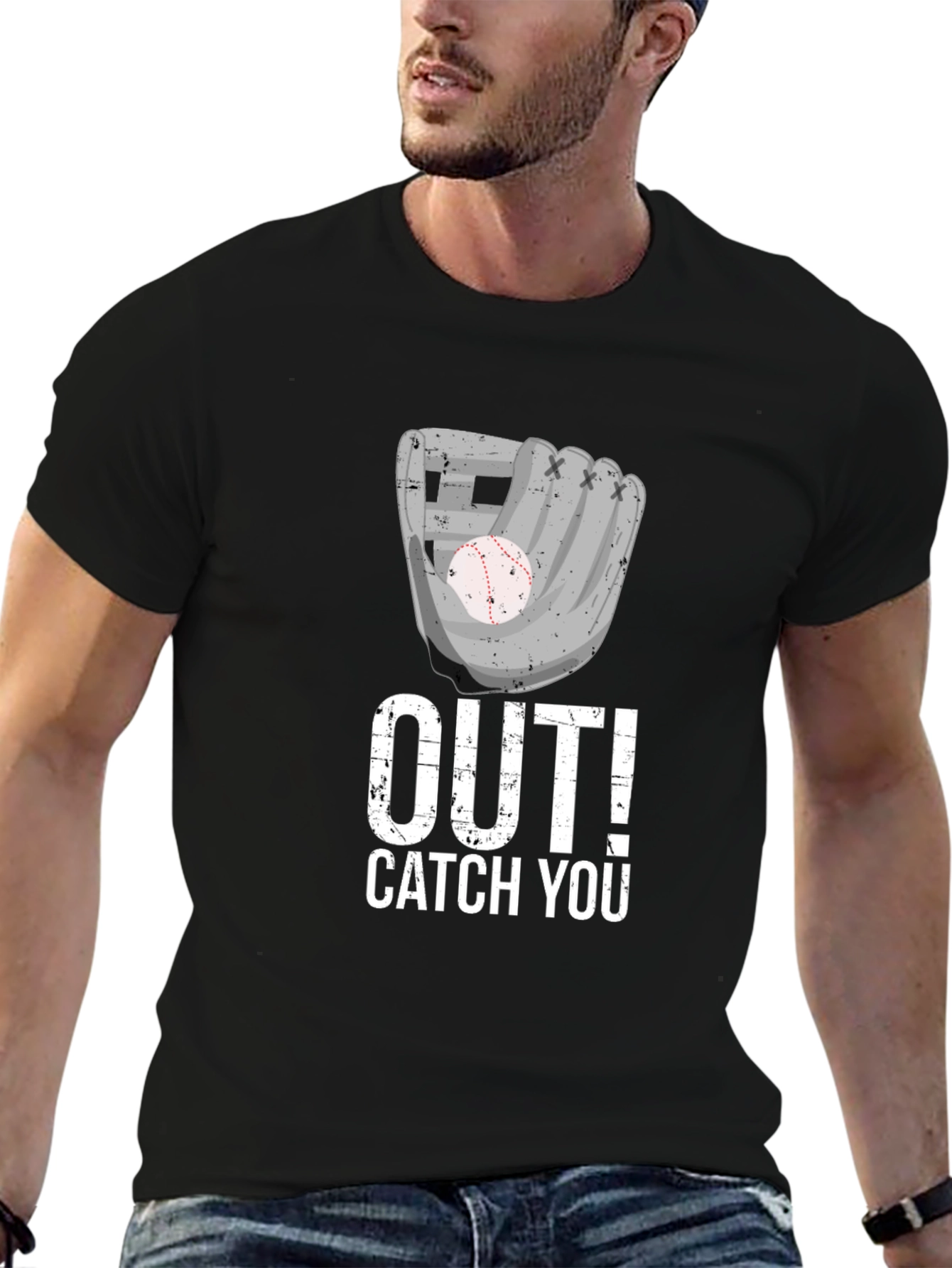 Baseball Out! Catch You T-Shirt