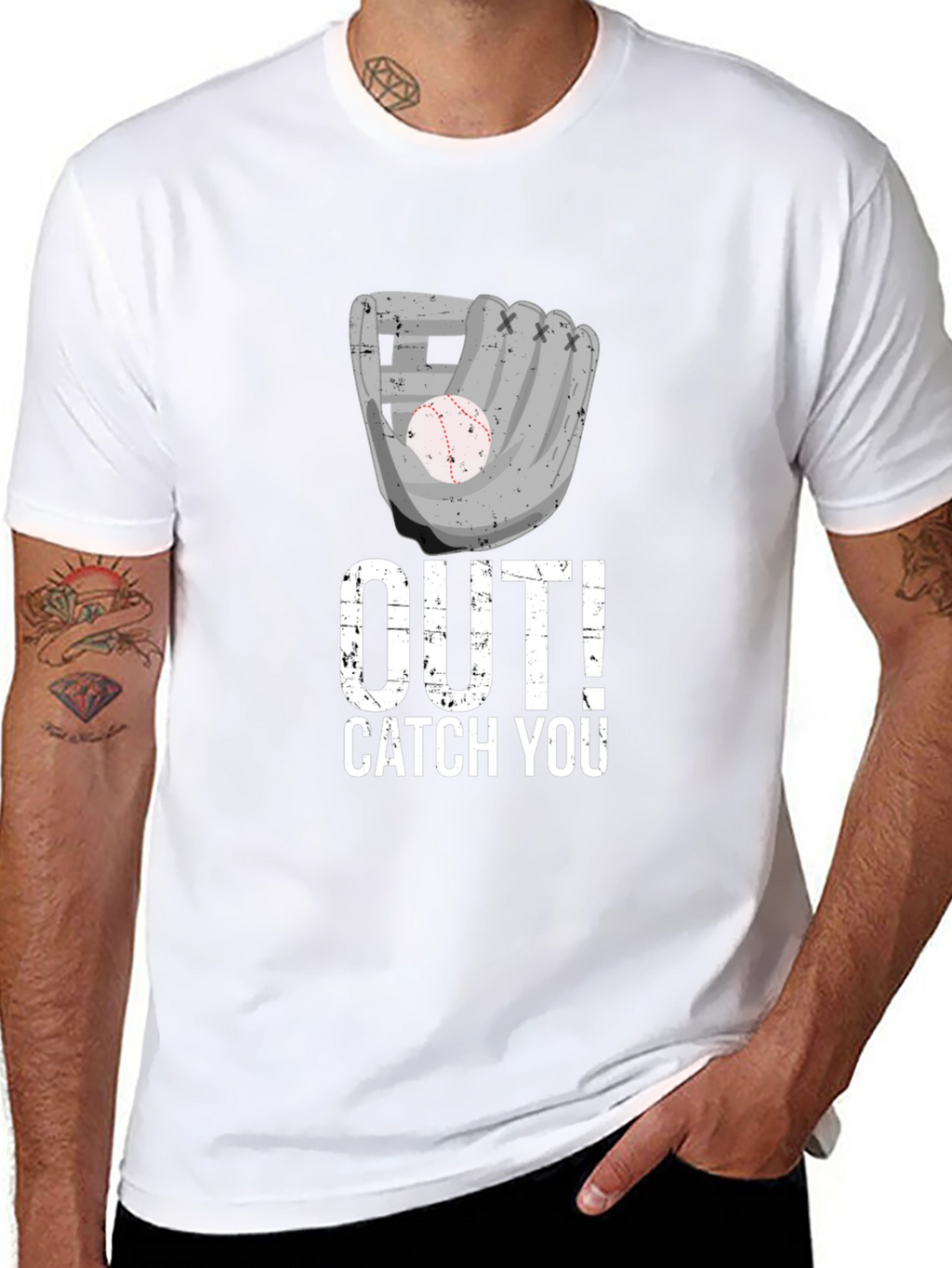 Baseball Out! Catch You T-Shirt