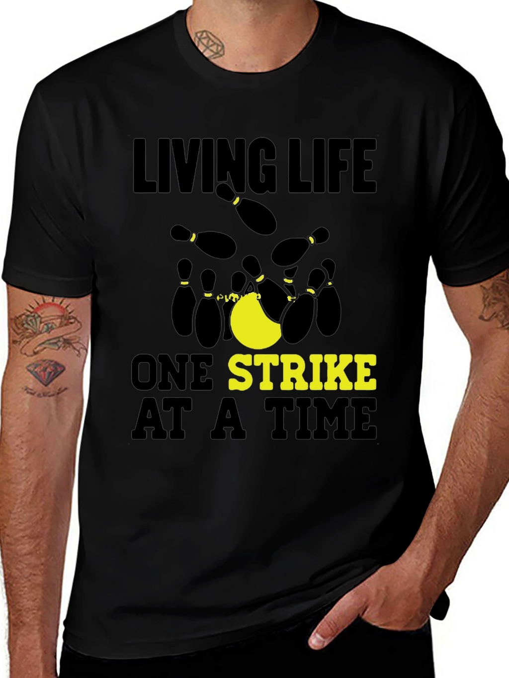 Living Life One Strike at a Time T-Shirt