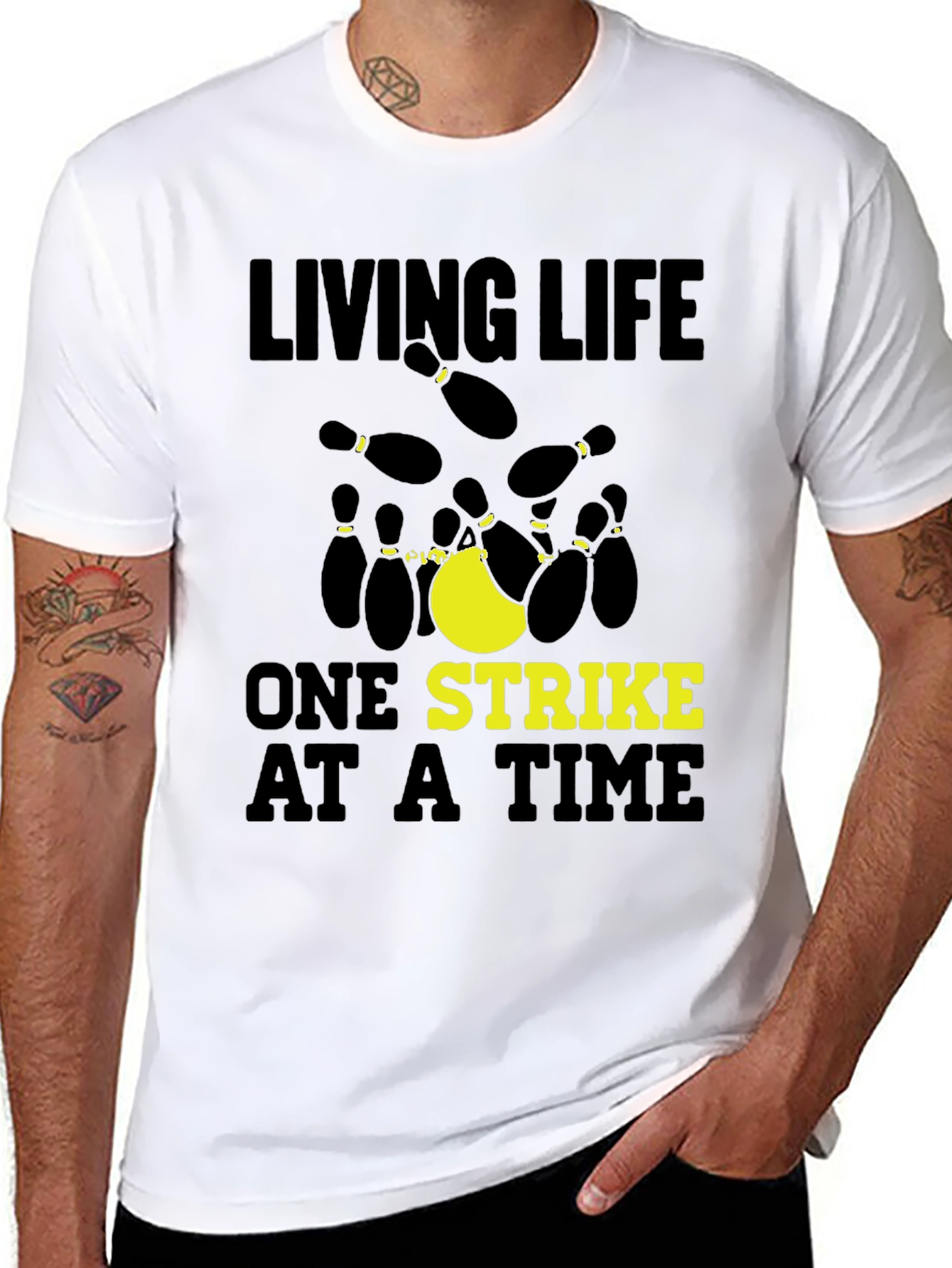 Living Life One Strike at a Time T-Shirt