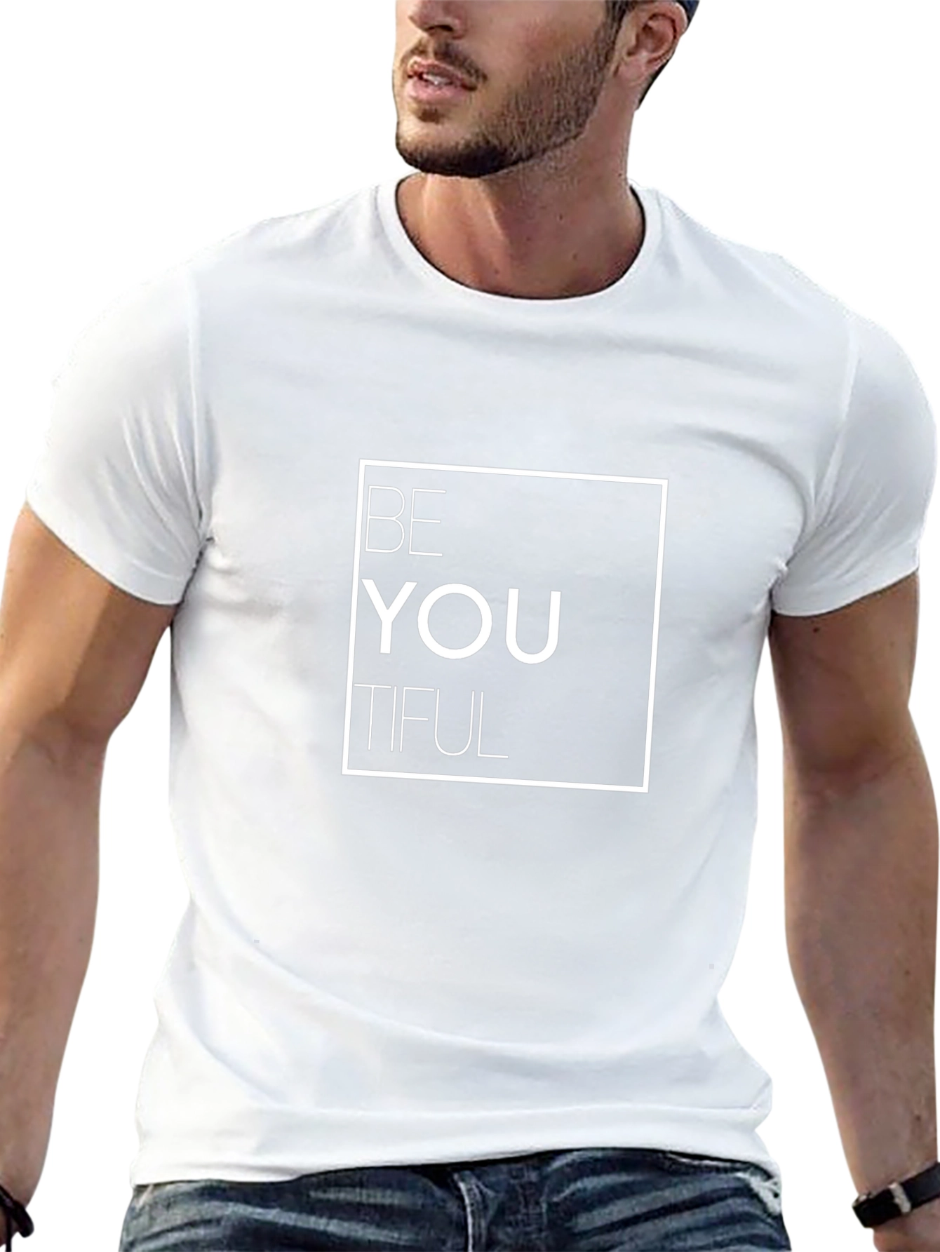 Be You Tiful Black Graphic T-Shirt