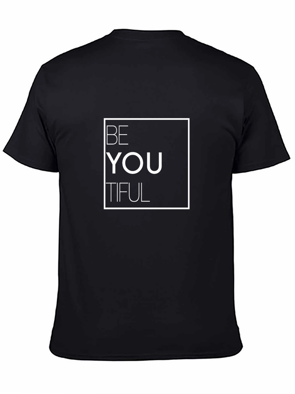 Be You Tiful Black Graphic T-Shirt