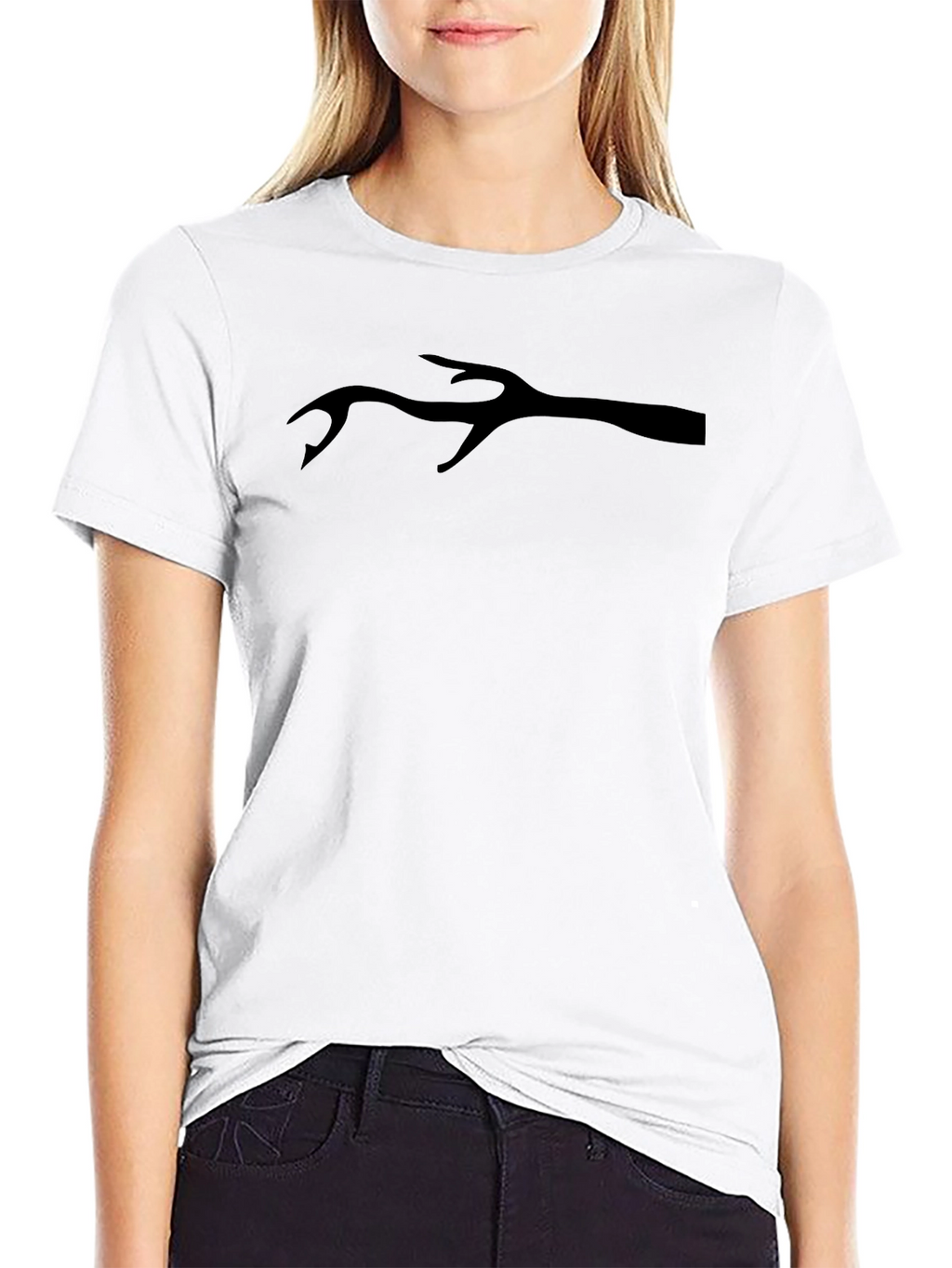 Antler T-Shirt - Black Graphic Tee