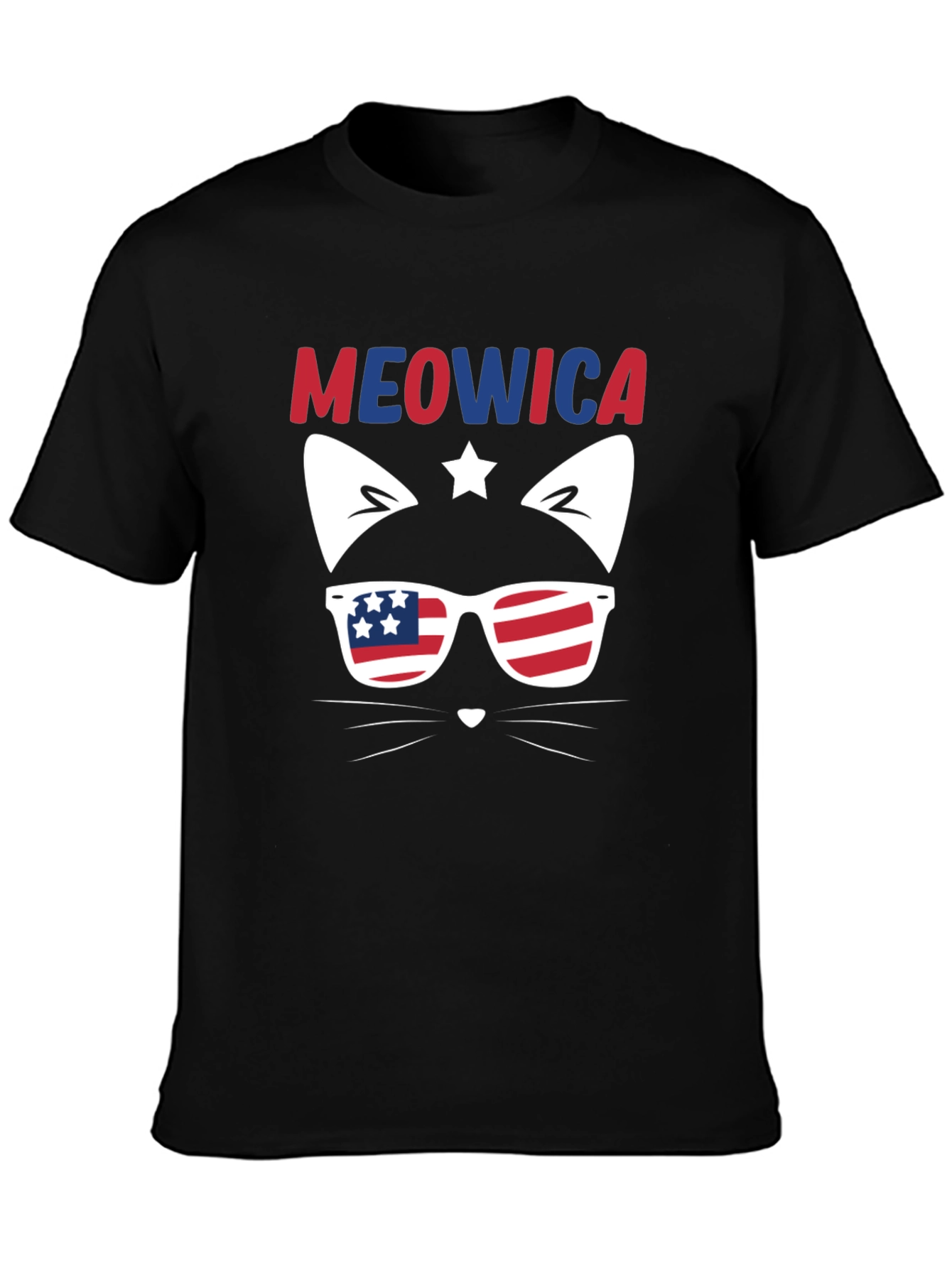 Meowica 4th of July Cat T-Shirt