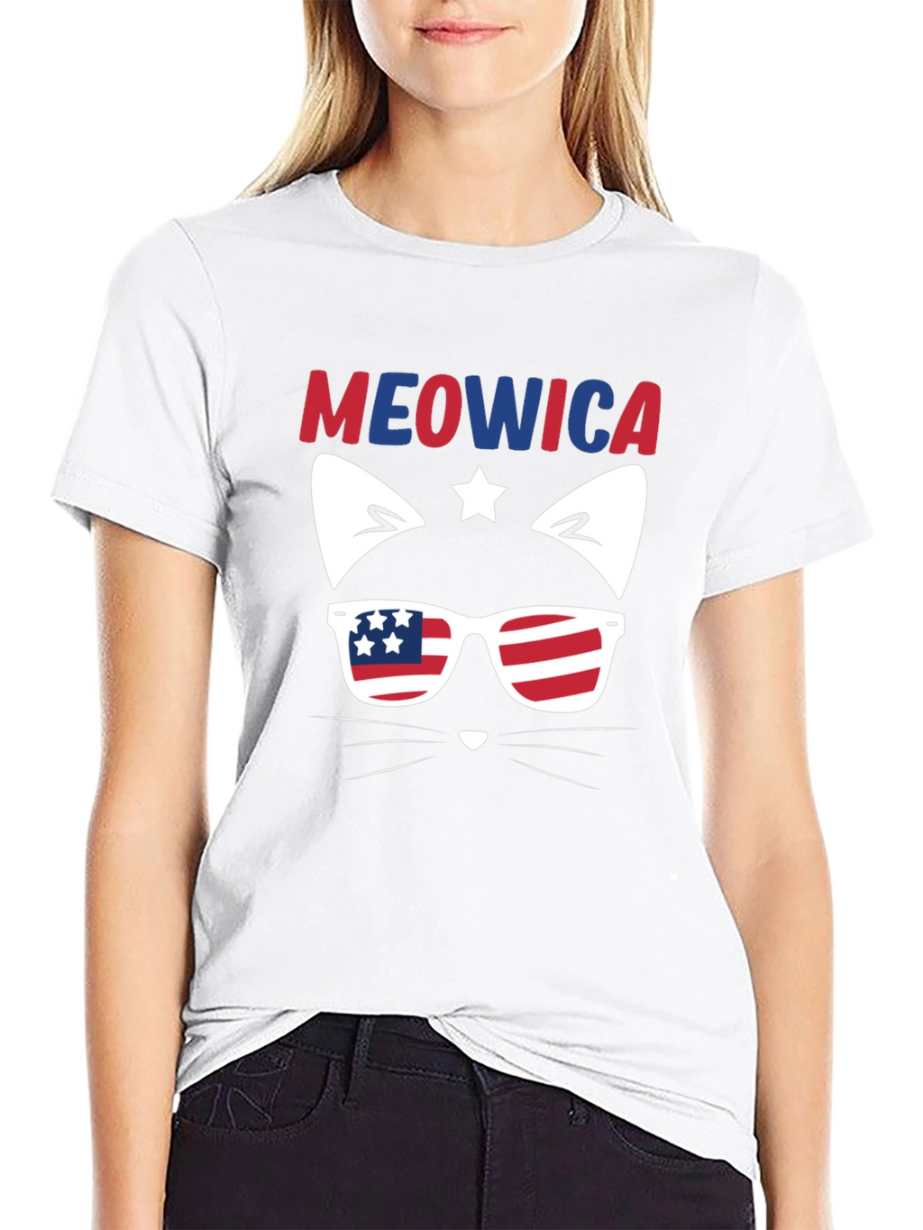 Meowica 4th of July Cat T-Shirt