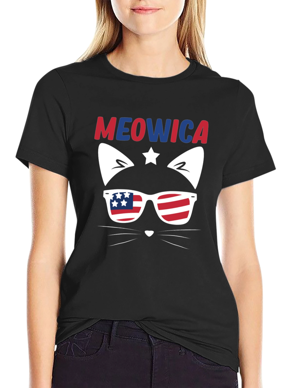Meowica 4th of July Cat T-Shirt