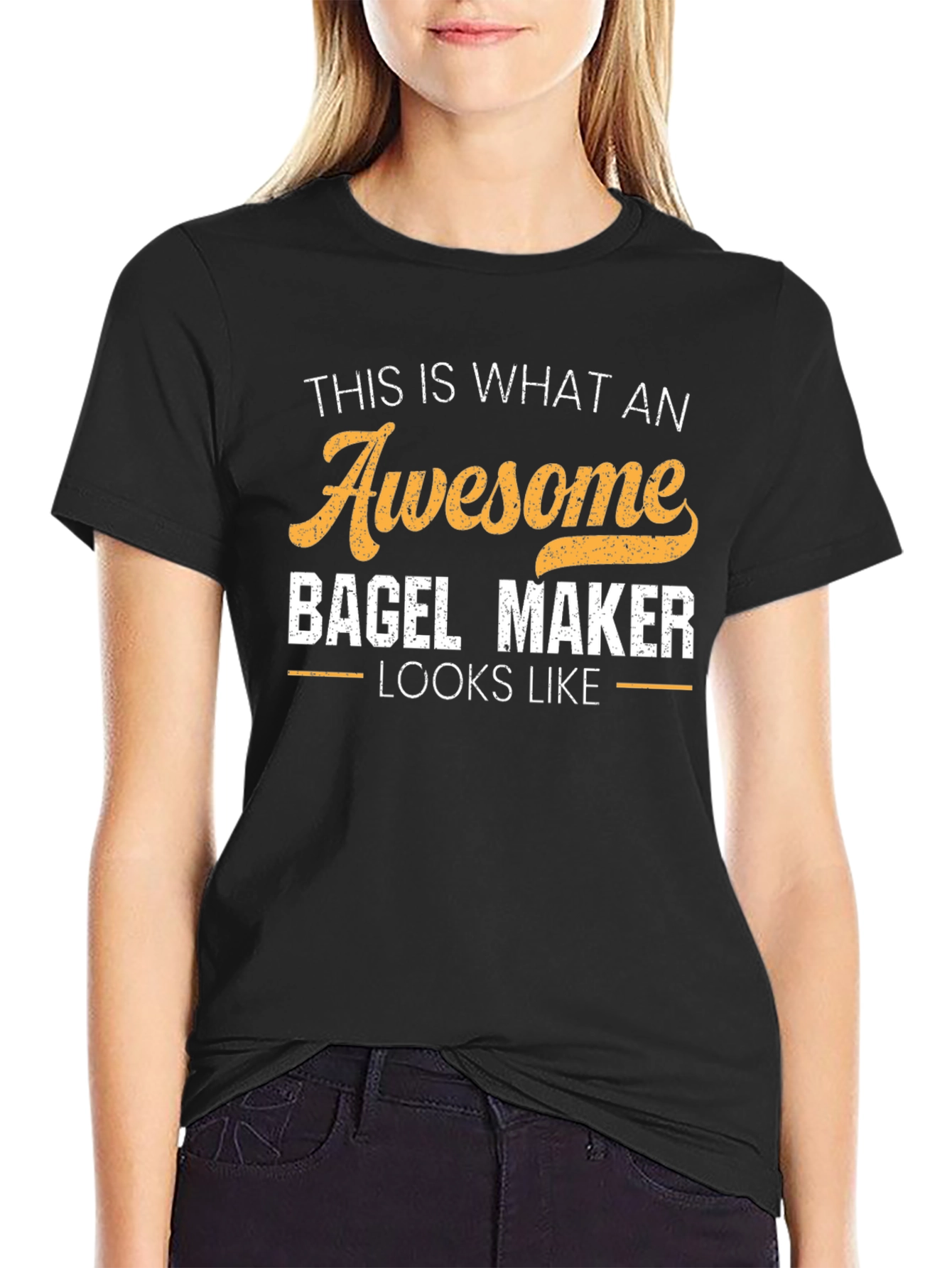 Awesome Bagel Maker T-Shirt - Gift for Baker