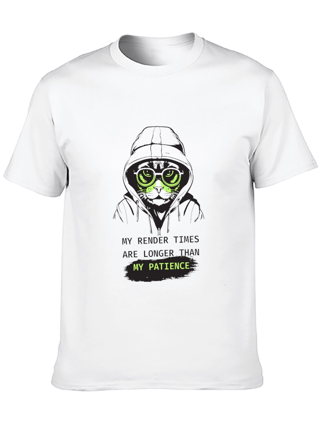 My Render Times Cat Graphic T-Shirt