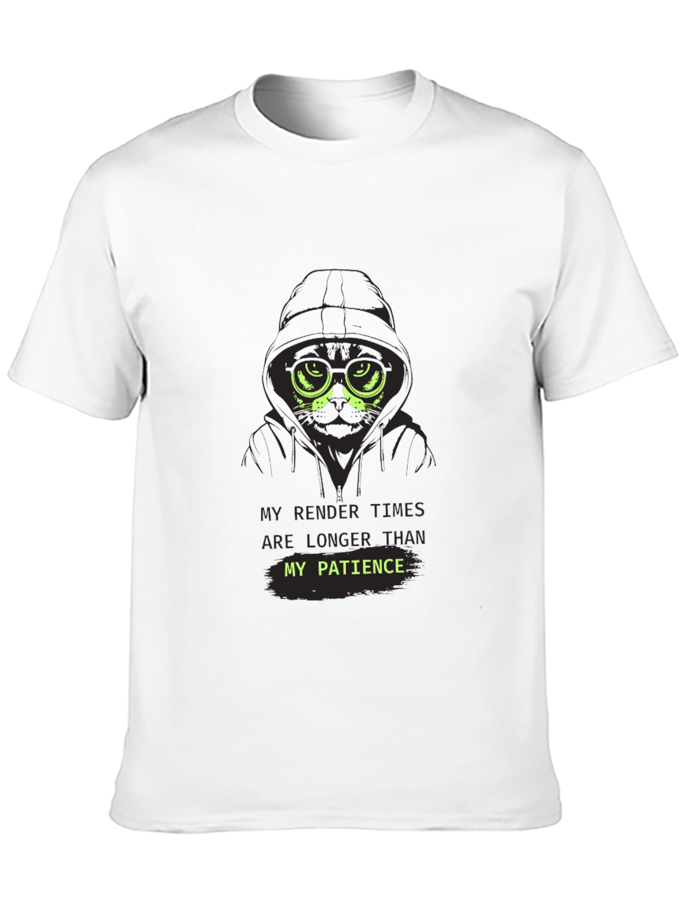 My Render Times Cat Graphic T-Shirt