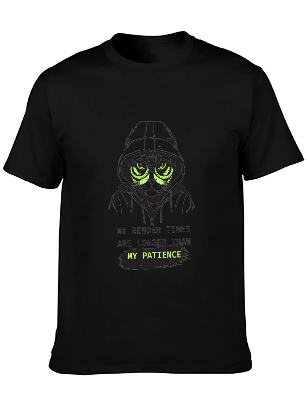 My Render Times Cat Graphic T-Shirt