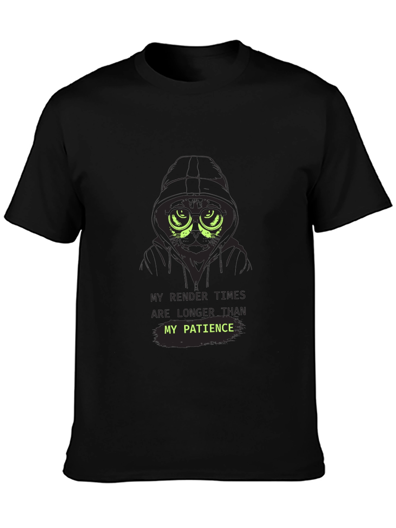 My Render Times Cat Graphic T-Shirt