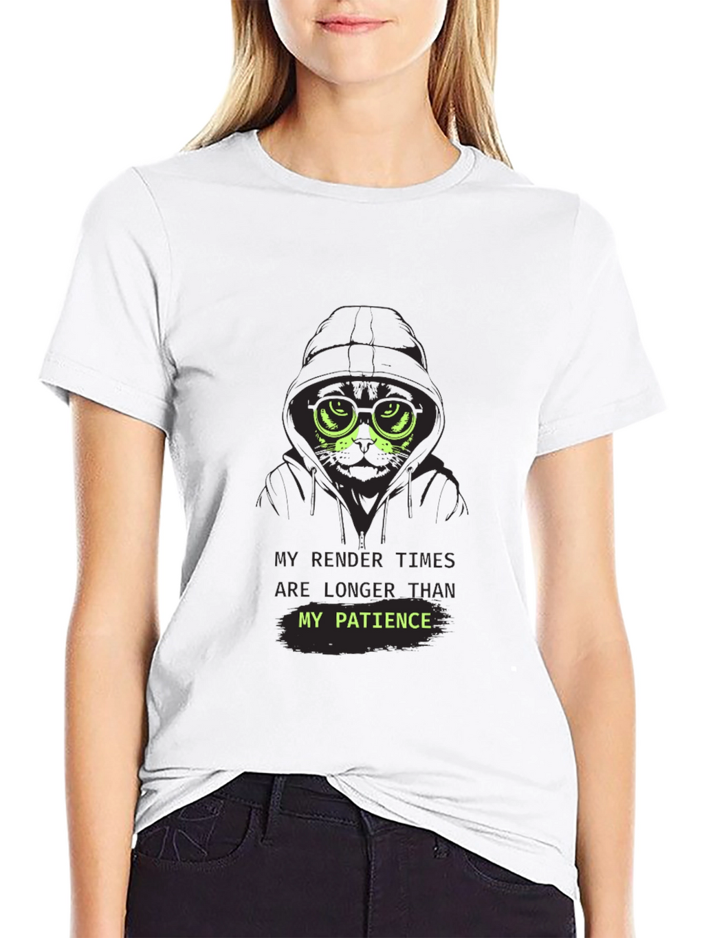 My Render Times Cat Graphic T-Shirt