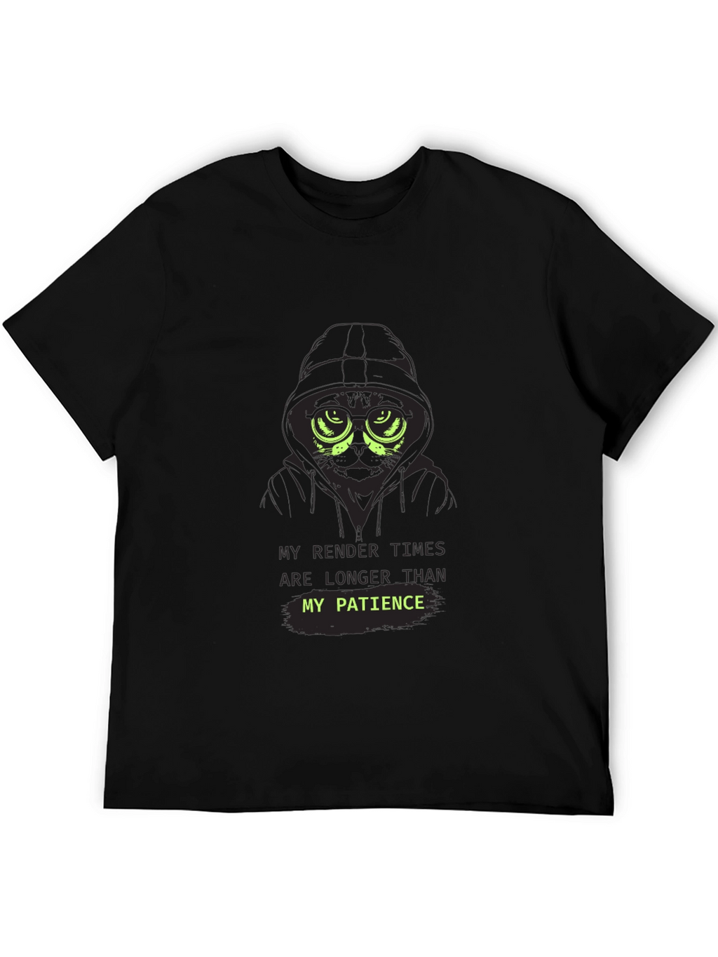 My Render Times Cat Graphic T-Shirt