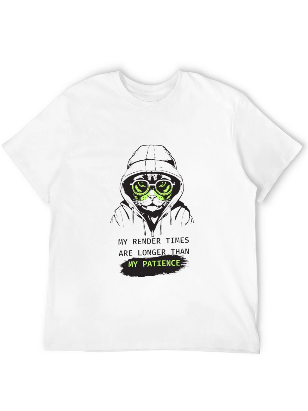 My Render Times Cat Graphic T-Shirt