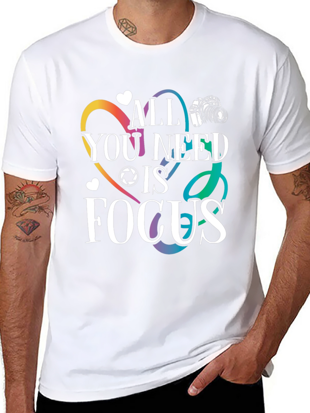 All You Need Is Focus Graphic T-Shirt