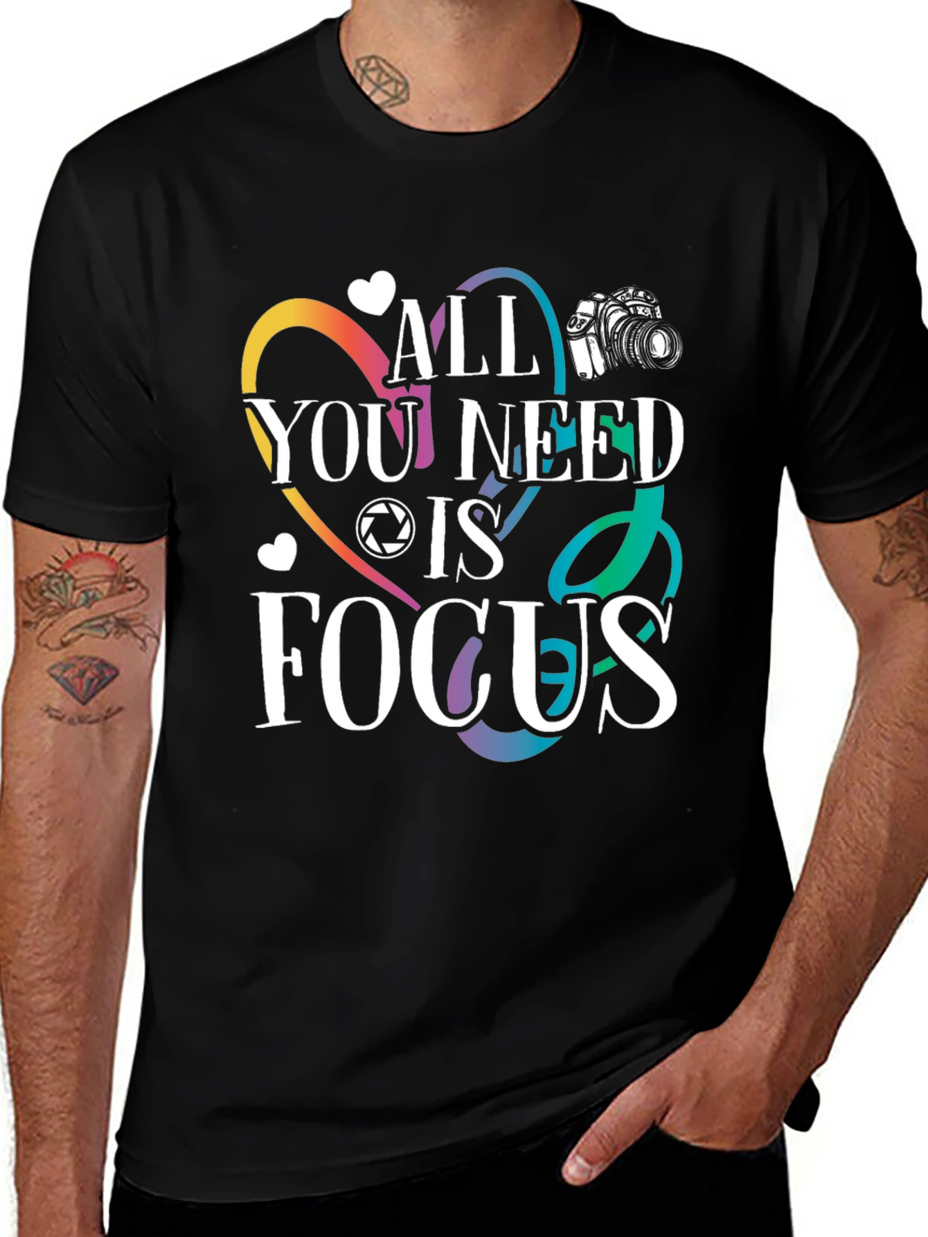 All You Need Is Focus Graphic T-Shirt