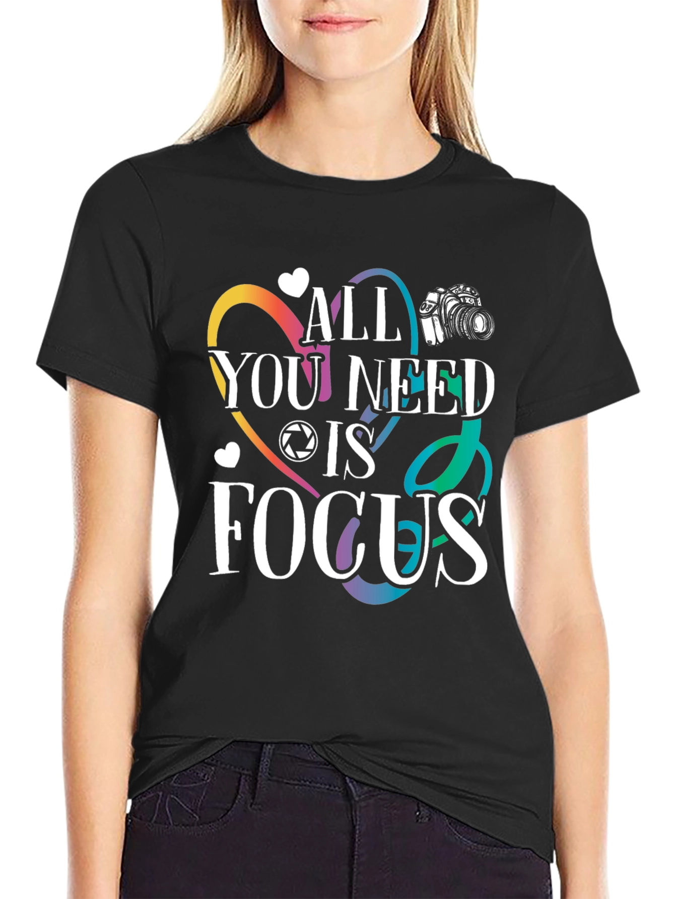All You Need Is Focus Graphic T-Shirt