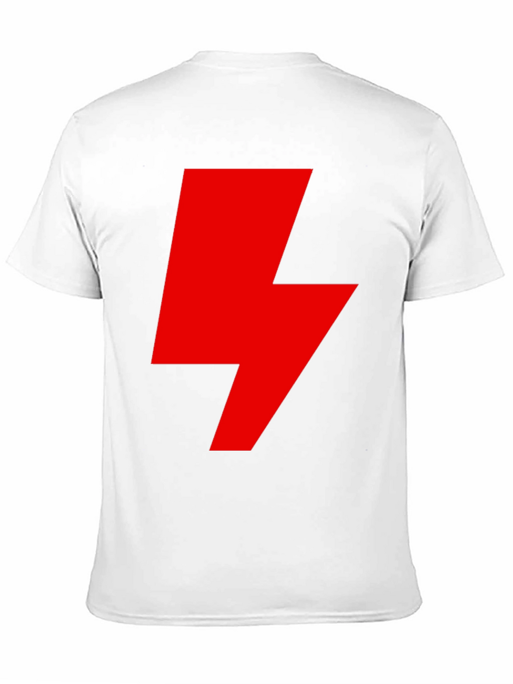 Red Lightning Bolt Graphic T-Shirt