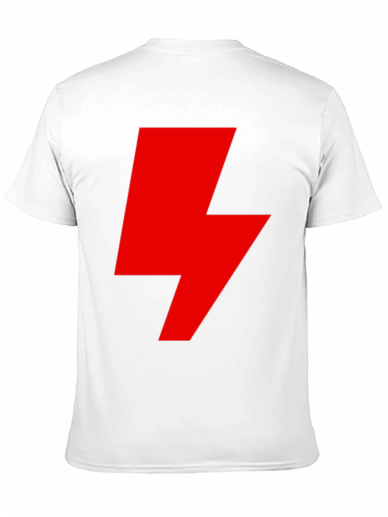 Red Lightning Bolt Graphic T-Shirt