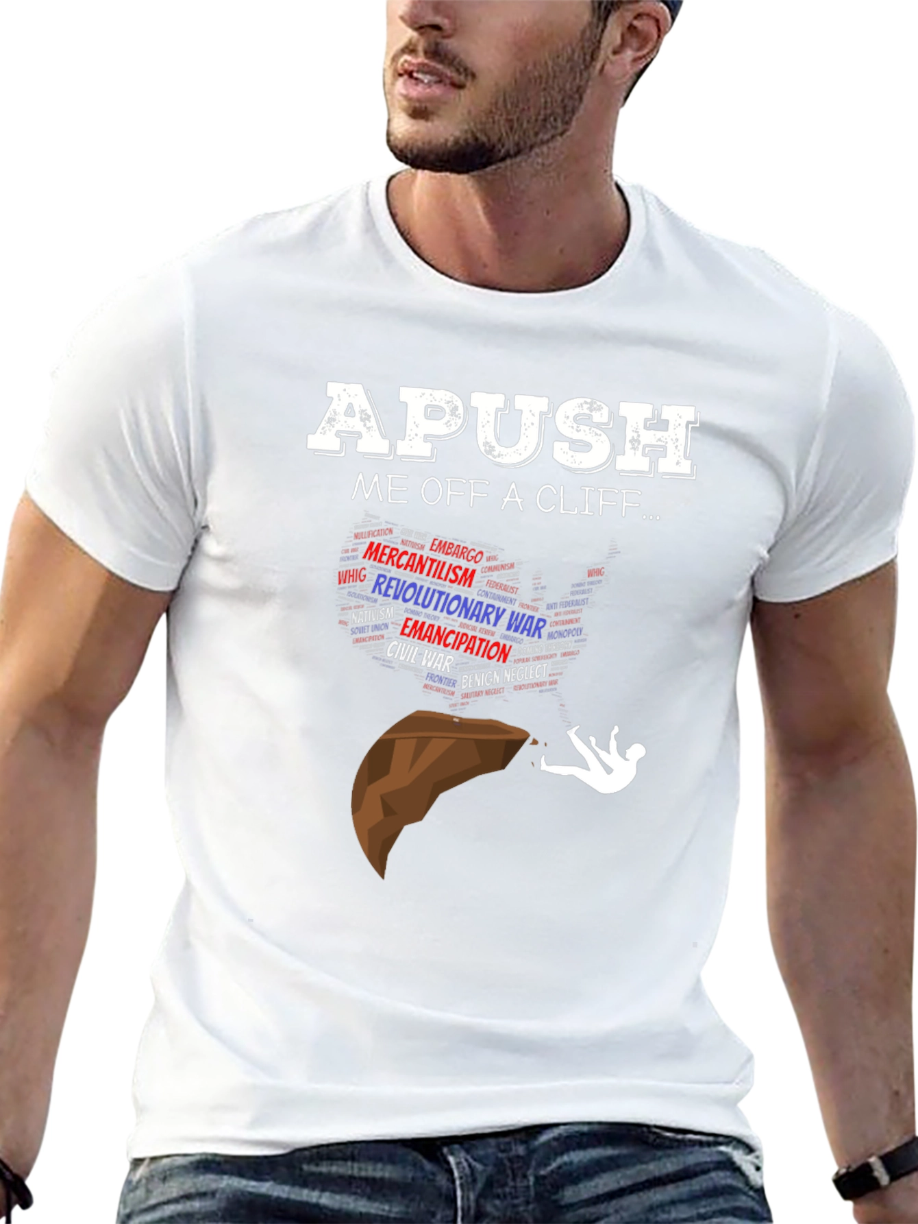 APUSH Cliff T-Shirt - Humorous US History Tee