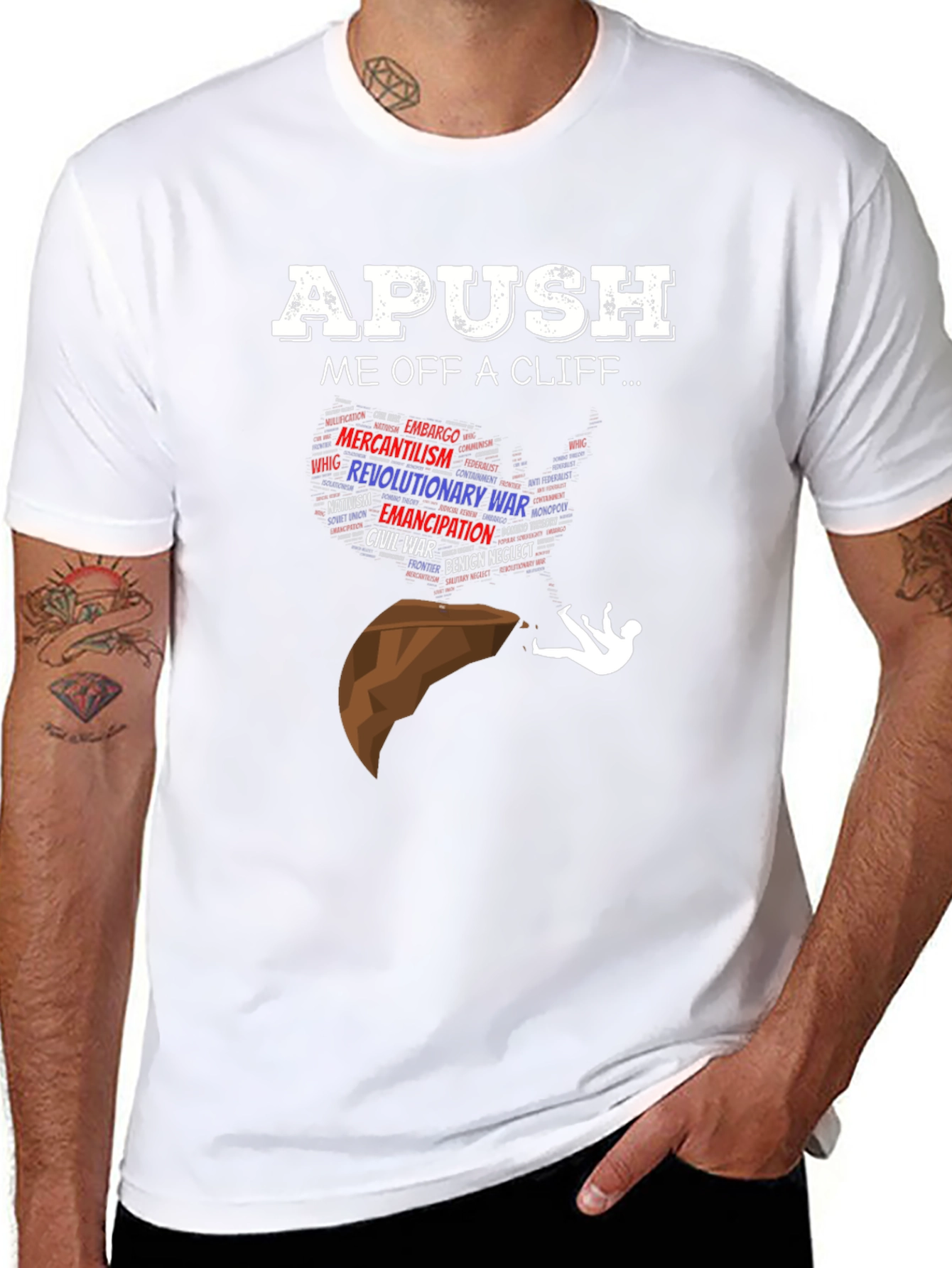APUSH Cliff T-Shirt - Humorous US History Tee