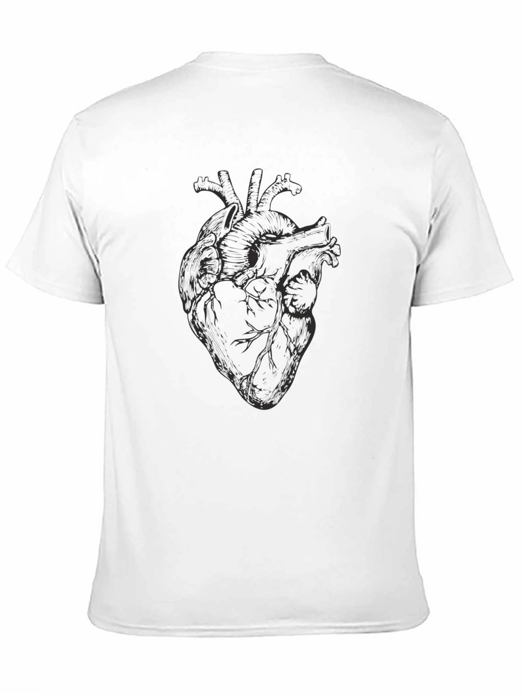Anatomical Heart Graphic Tee - Unisex Soft Cotton Blend
