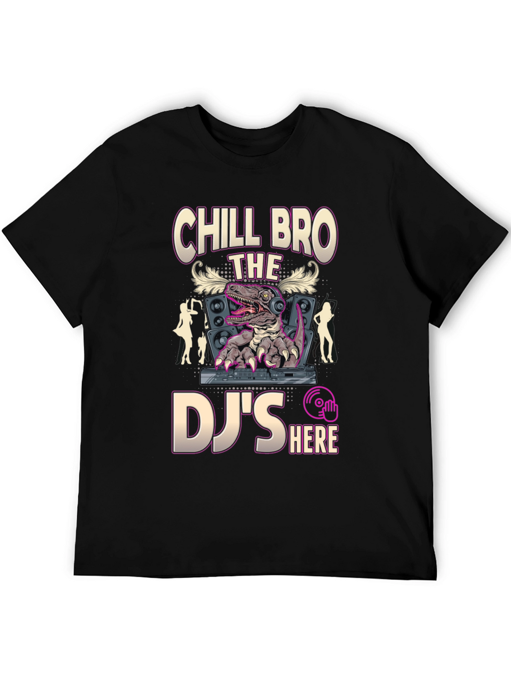 Chill Bro DJ Raptor Graphic Tee
