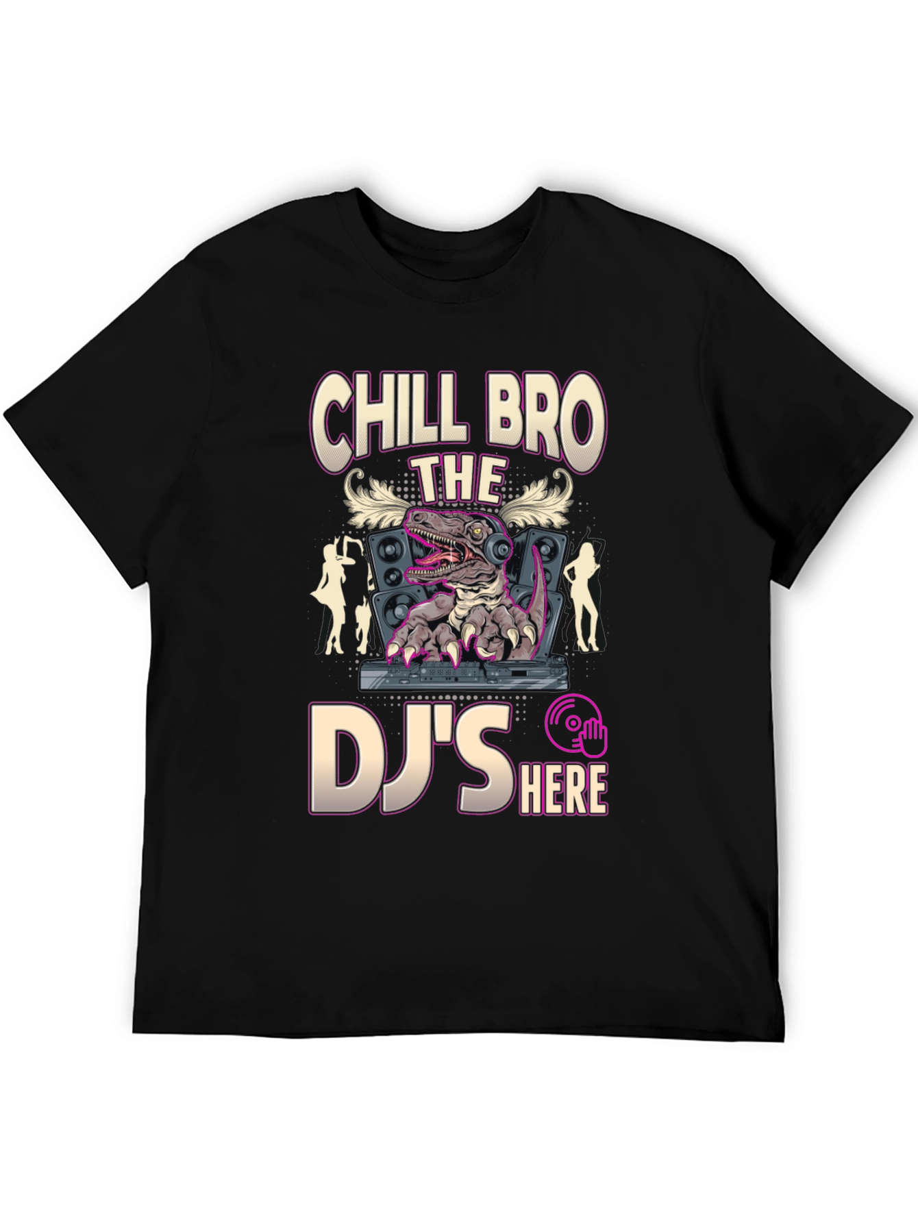 Chill Bro DJ Raptor Graphic Tee