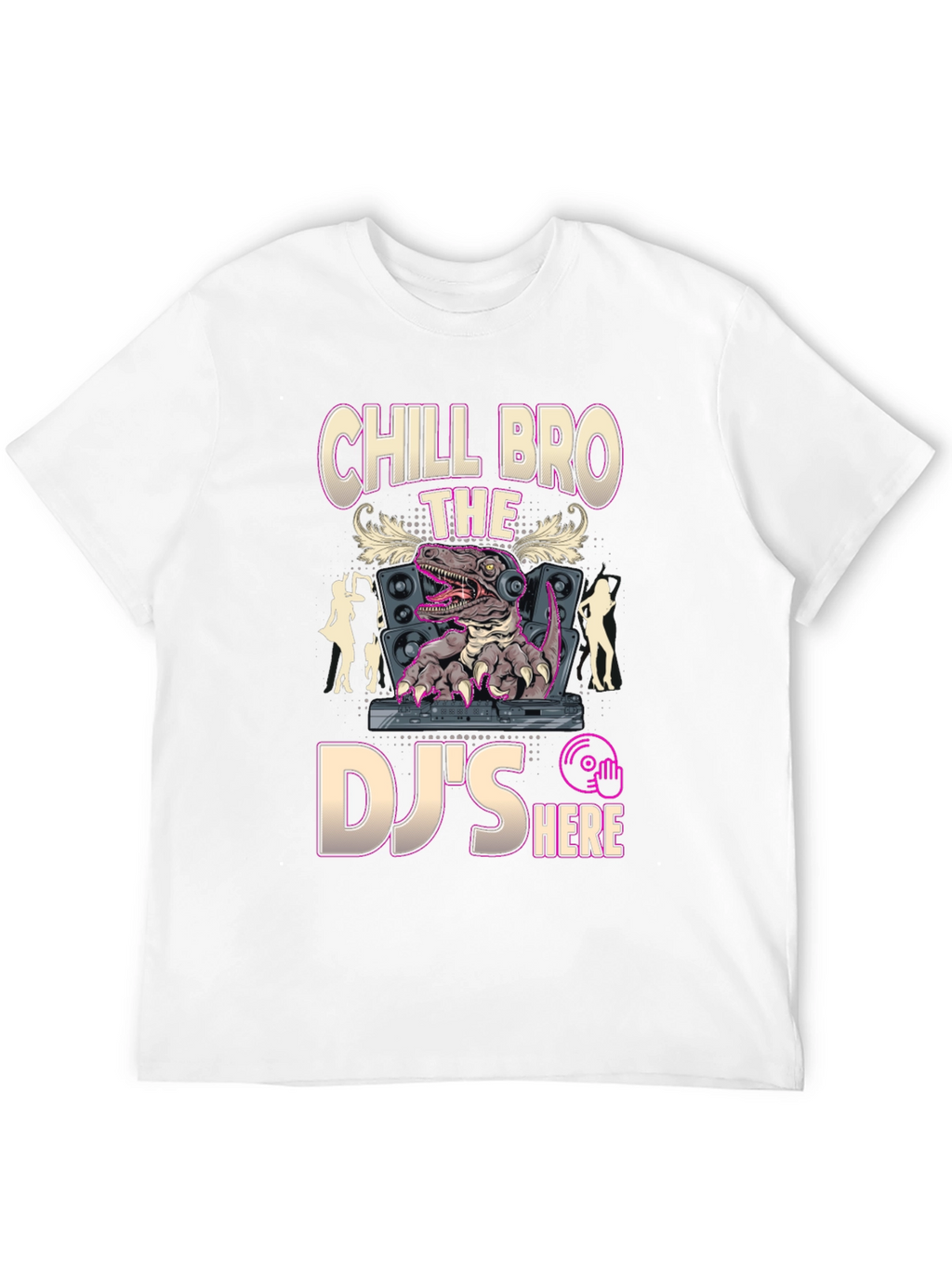 Chill Bro DJ Raptor Graphic Tee